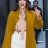 Jackie Tohn Live with Kelly and Mark Long Wool Coat