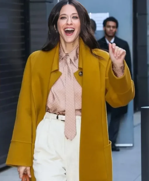 Jackie Tohn Live with Kelly and Mark Long Wool Coat