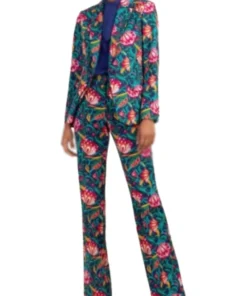 Joel Kim Booster TV-Series Loot S03 Nicholas Multicolor Printed Suit