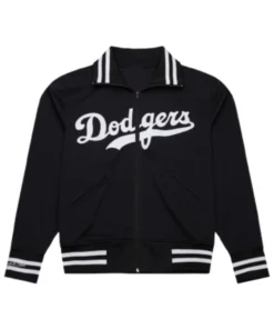 LA Dodgers Cooperstown Batting Practice Black Jacket