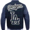Buy Los Angeles Dodgers Pro Prep Plaid Wool Varsity Jacket