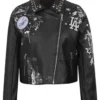 Los Angeles Dodgers Sketchbook Leather Jacket