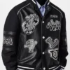 Shop 1AATMF Blouson Black Varsity Jacket