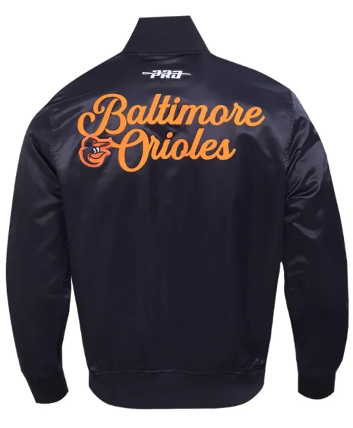 Baltimore Orioles Souvenir Black Satin Jacket