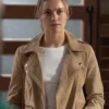 Neighbours 2025 Majella Davis Suede Leather Jacket
