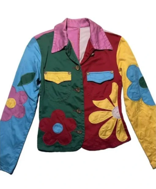 Maureen McCormick The Brady Bunch S5 Colorblock Floral Jacket