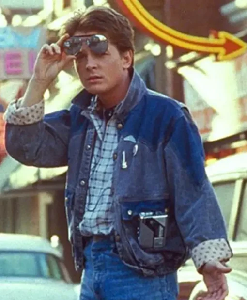 Marty Mcfly Jean Jacket
