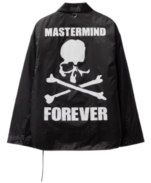 Mastermind Will Never Die Black Zip-Up Jacket For Unisex
