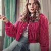 Maxton Hall S2 Promo Pink Bomber Jacket