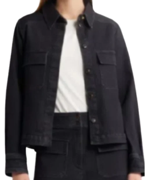 Carol Peletier TV-Series The Walking Dead Daryl Dixon S03 Melissa McBride Black Denim Jacket