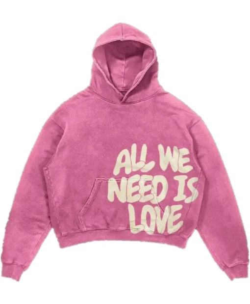 All We Need is Money Pink Hoodie
