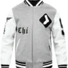 Chicago White Sox Old English Rib Wool Varsity Jacket