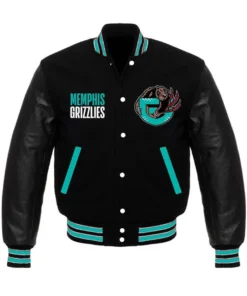 Memphis Grizzlies Black Varsity Jacket