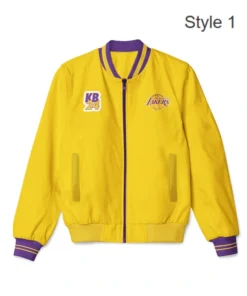 Kobe Bryant Yellow Bomber Jacket