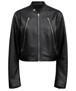 The Voice Season 28 Michael Buble Zipper Black Leather Jacket