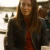 The Family Plan 2 Michelle Monaghan Black Leather Jacket