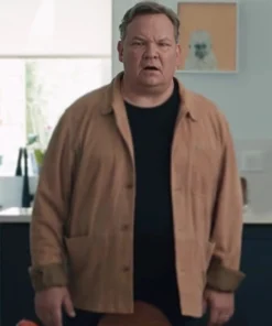 Andy Richter Elsbeth S03 Brown Cotton Jacket