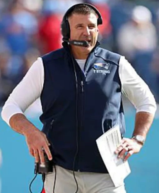 New England Patriots 2025 Mike Vrabel Vest