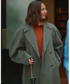 Maya Rudolph Loot S03 Green Trench Coat