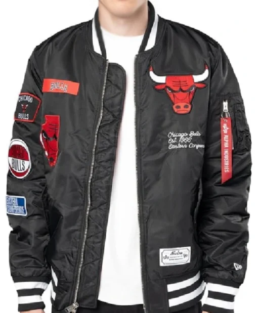 Chicago Bulls Patch Jacket