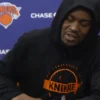 Ariel Hukporti NY Knicks Black Hoodie