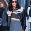 Tessa Thompson New York City 2025 Leather Jacket