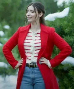 A Christmas Prayer 2025 Shae Robins Red Wool Coat
