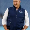 Mike Vrabel New England Patriots 2025 Coach Navy Blue Vest