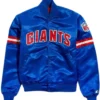 New York Giants Blue Satin Jacket
