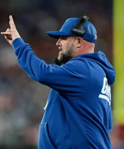 2025 New York Giants Team Sideline Blue Pullover Hoodie