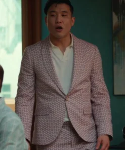 Joel Kim Booster Loot S03 Printed Blazer