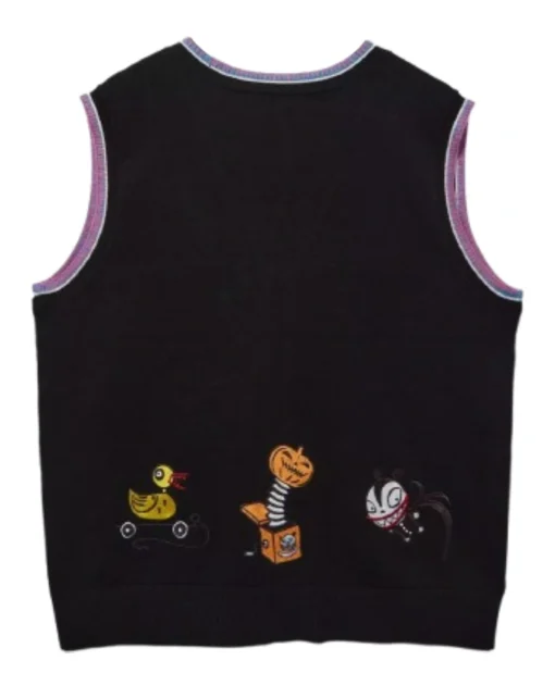 The Nightmare Before Christmas Black knitted Vest