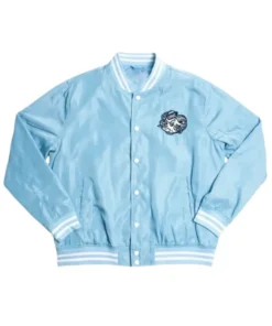 North Carolina Tar Heels Rameses Full-Snap Satin Jacket