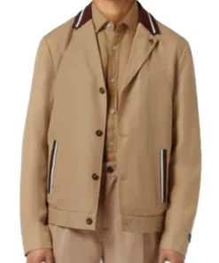 Howard Only Murders in the Building S05 Michael Cyril Creighton Brown Cotton Jacket