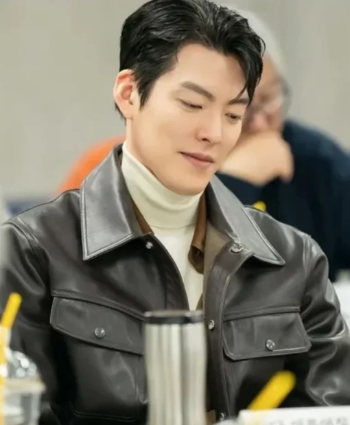 Shop Kim Woo-Bin Korean TV Series Black Leather Jacket