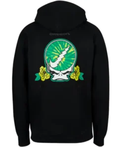 Grateful Ducks Oregon Ducks Black Sideline Pullover Hoodie
