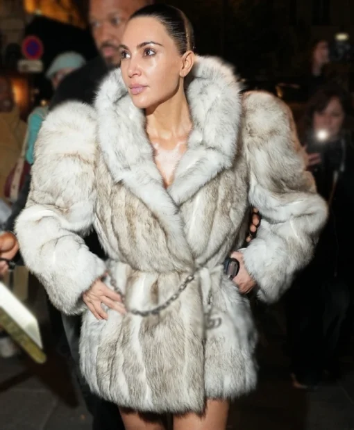 Kim kardashian Fur Coat