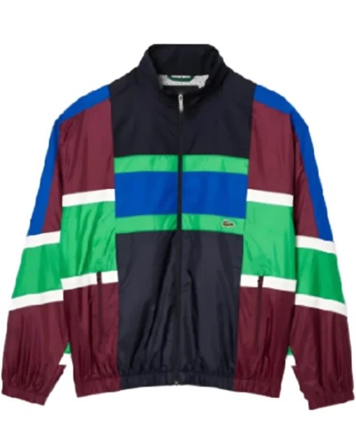 Maximo Salas TV Series The Runarounds 2025 Pete Antuna Colorblock Jacket