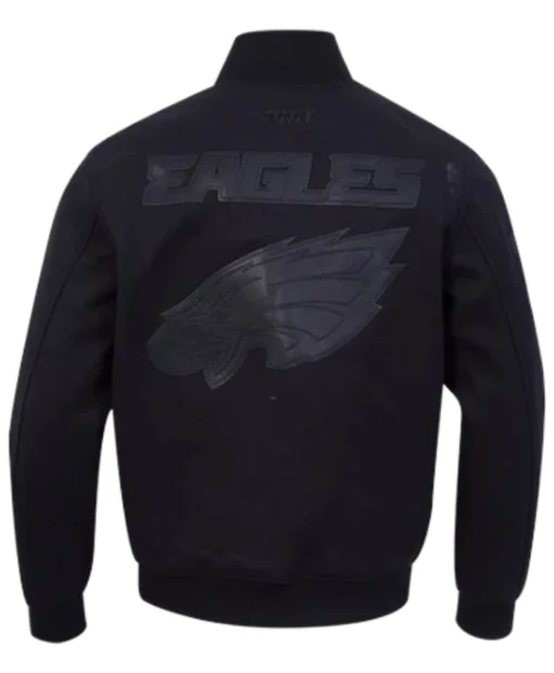 Philadelphia Eagles Washed Vanguard Wool Varsity Jacket