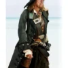 Barbossa Pirates of the Caribbean Black Cotton Coat
