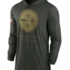 Pittsburgh Steelers 2025 Salute To Service Sideline Pullover Hoodie