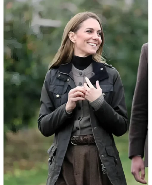 Kate Middleton Long Meadow Cider Visit 2025 Military Jacket