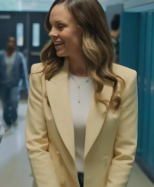 Adventures in Love & Birding 2025 Rachel Boston Beige Blazer For Women