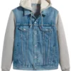 TV Series Got to Get Out 2025 Rashad Jennings Denim Hooded Trucker Jacket