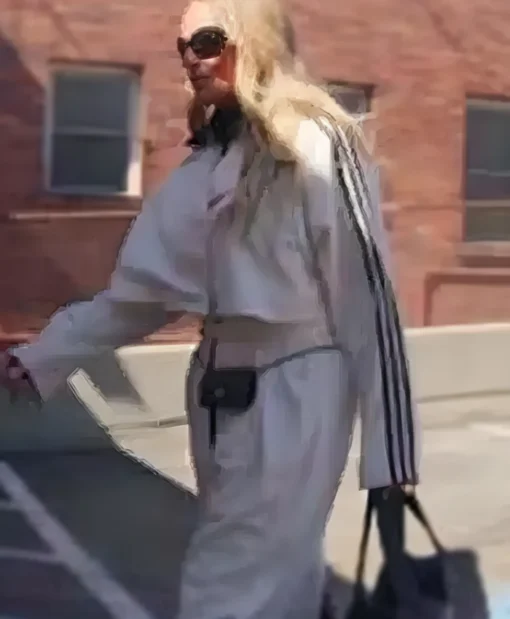 Real Housewives Of Salt Lake City S06 Heather Gay Trench Coat In White