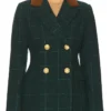 Real Housewives of Orange County S19 Gina Kirschenheiter Green Plaid Blazer