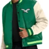 Philadelphia Eagles Rewind Legacy Green Bomber Jacket