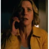 Pluribus 2025 Rhea Seehorn Yellow Leather Jacket