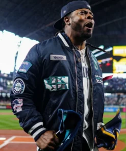 Seattle Mariners Richard Sherman Bomber Jacket