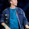 Chris Martin Coldplay Concert 2025 Blue Jacket